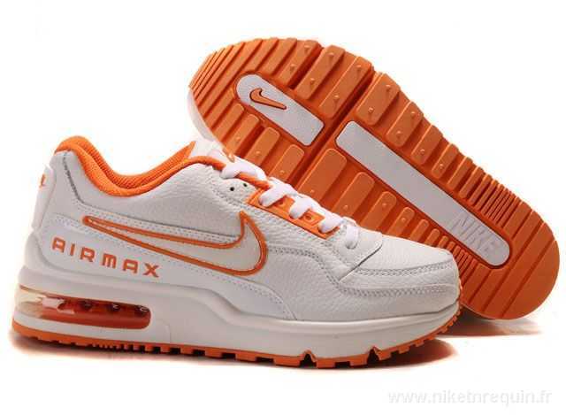 Air Max Ltd Blanc Chaussures Oranges